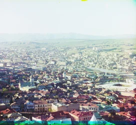 Utsikt over Tiflis (nå Tbilisi) fra eiendommen til Saint David